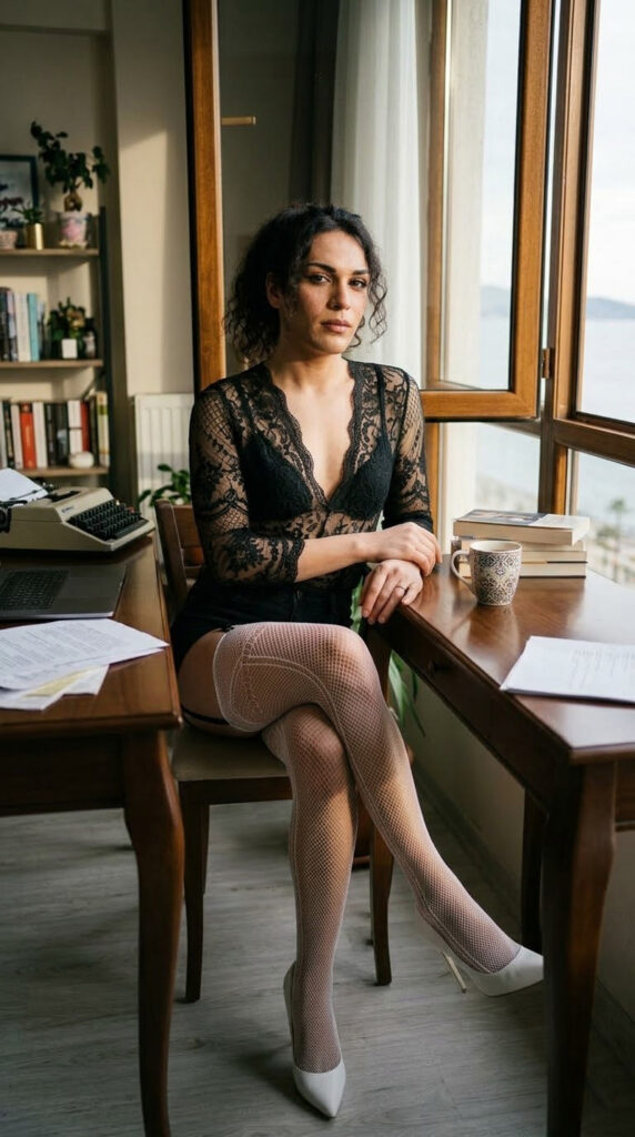 Kartal Travesti ile bakışma